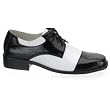 MEN'S Saddle Shoes Vintage Costume Shoes Black White Oxfords
