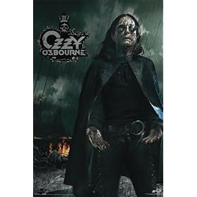 Ozzy Osbourne (Black Rain) Music Poster Print - 24" X 36"
