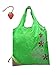 Tapp Collections Reusable Shopping Tote Bag - Folded into a Strawberry - Green