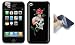 Skull #1 Designer Snap-On Case Cover with Screen Protector Shield ALL for Apple iPhone 4gb 8gb 16gb 1st Generation ONLY (iPhone NOT included)