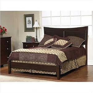 Lifestyle Maple Panel Bed Finish: Cognac, Size: King