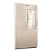 kwmobile Practical and chic FLIP COVER case with window and synthetic leather for Huawei MediaPad X2 7.0 in gold