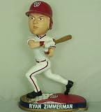 Washington Nationals Ryan Zimmerman 2010 Helmet Base Bobblehead Figure