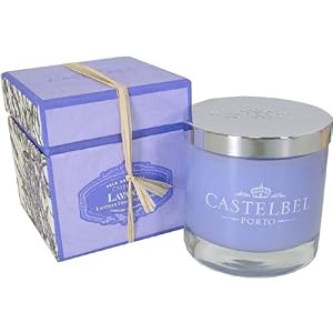 Lavender Castelbel Scented Jar Candle, 35 Hour Burn Time