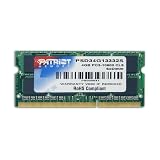 Patriot Signature 4 GB PC3-10600 (1333 MHz) DDR3 SODIMM Notebook Memory PSD34G13332S