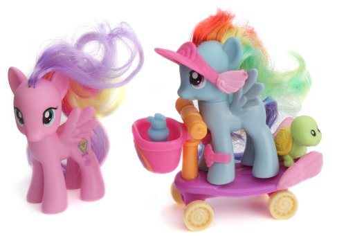 My Little Pony - Pony on a VAP Walk : 2 Figures with Skateboard