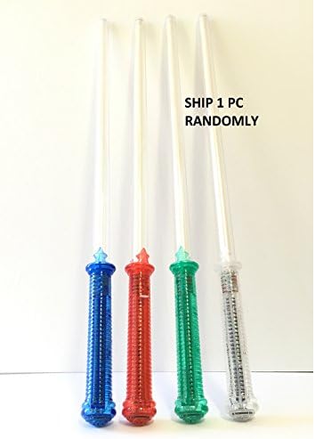 LED Light Up Star Wars 28" Weapon Swords With Motion Activated Sound(Color May Vary)-1 Pc