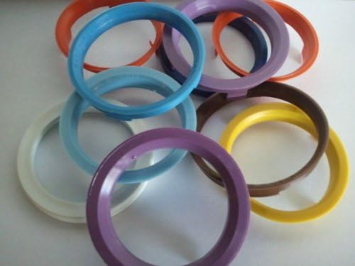 Set of 4 Plastic Hub Centric Rings 76.0mm OD - 58.1mm ID Fiat - European Made