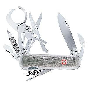 Wenger 16630 Swiss Army Knife With Cigar Cutter Implement Ergonomic Design 2.5-Inch Blade Stainless... by Wenger