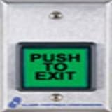 ALARM CONTROLS TS-2 EXIT BUTTON SQRE SNGL GNG SPDT