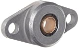 Spyraflo HF2-500-B Self-Aligning, SAE-840 Oil Impregnated Bronze Bearing With Aluminum 2-Bolt Hole, 1/2 Inner-Diameter Housing-Flange