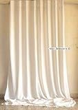 White Velvet Curtains / Drapery / Panels
