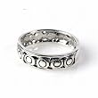 STERLING SILVER TOE RING - 4mm Circles