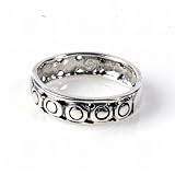 STERLING SILVER TOE RING - 4mm Circles