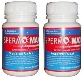 Spermomax Optimize Sperm Volume &amp; Erections &amp; Supports Sexual Function - 2 Btls