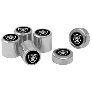 NFL-Oakland-Raiders-Valve-Stem-and-Screw-Cap-Covers