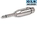 GLS Audio XLR Female to 1/4 Male Mono TS - 4 Pack