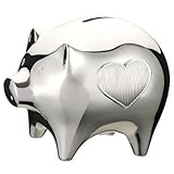 Wedgwood Silver Plated Baby Piggy Bank by Vera Wang