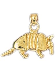 Dazzlers Solid 14 karats Gold 3D Rodent Charm Pendant available in three colors from jewelsberry (weights: 4.0 grams only)