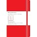 Moleskine Classic Red Notebook, Ruled Pocket