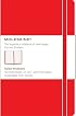 Moleskine Classic Red Notebook, Ruled Pocket