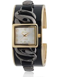 Brinley Co. Chain Accent Cuff Watch