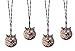 Moonrays 91103 Plug-In LED Metal Owl String Lights Bronze