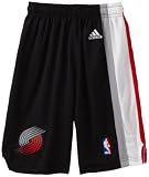 NBA Youth Portland Trail Blazers Swingman Road Short - R28Ewxtb (Black, Medium)