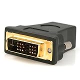 eForCity DVI-M to HDMI-F CABLE ADAPTER CONVERTER - PREMIUM GOLD