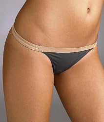 Vera Wang Everyday 2-Tone Thong Panty