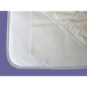 Naturepedic Waterproof Organic Cotton Protector Pad for Crib Mattress (Fitted)