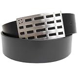 Kenneth Cole Genuine Leather Sliding Buckle Belt