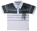 Quiksilver Toddlers' White Stripe Steady Collard Shirt 3T, 4T