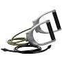 Barry's Bootcamp Patented Power Handles and Set of 2 Burn and Firm Resistance Bands (levels 1 & 3)