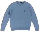 Nautica Mens Cotton & Modal V-neck Sweater