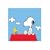 Posters: Peanuts Poster Art Print - Snoopy & Woodstock (16 x 16 inches)