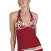Apparel : Xhilaration® Printed Halterkini - Red/ White