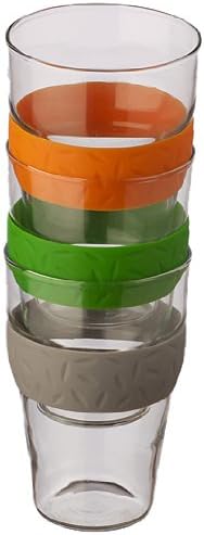 Simax Glassware 2042/N/6mix 8.25-Ounce Stackable Juice Glasses, Small, Set of 6