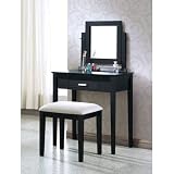 Vanity Set in Black Grain