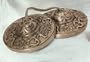 Raised Om Motif Tibetan Cymbals (Tingsha)