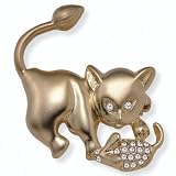 Crystal Cat/Mouse Pin