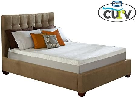 Simmons Curv 10 Inch Gel Memory Foam Mattress, Queen