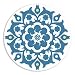 Hip In a Hurry 3D Decor Clock Kits 11 Inch -Blue Flower