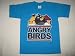 Angry Birds Bonkers Tee T-shirt Child Sized Teal Blue (Extra Small 2T)
