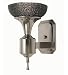 HA Framburg 2031PL/B Hyperion 1 Light Bathroom Lights in Platinum/Black