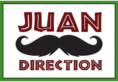 (13x19) Juan Direction Humor Poster