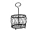 Spectrum Diversified Leaf Silverware Caddy, Black