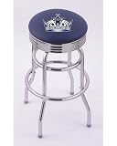 Los Angeles Kings HBS Double-ring swivel bar stool with Chrome base L7C1