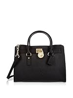 Michael Kors Bolso asa de mano Hamilton (Negro)