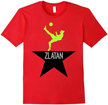 Men's Dare to Zlatan Ibrahimovic T-SHIRT  Small Red